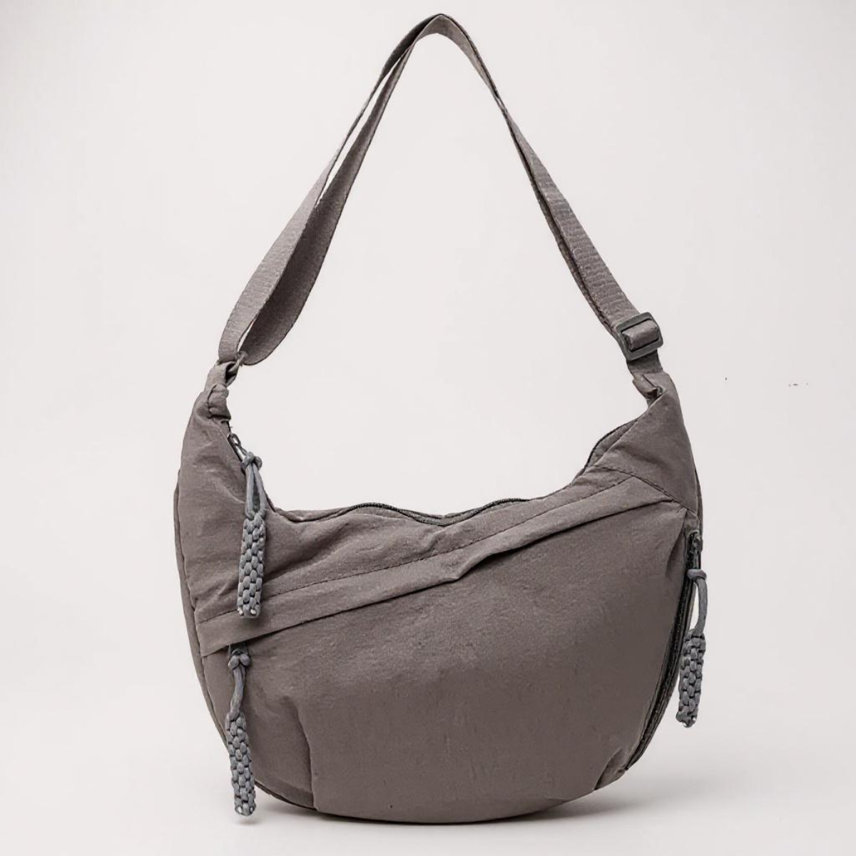 PERLA | BORSA A SPALLA GRIGIA