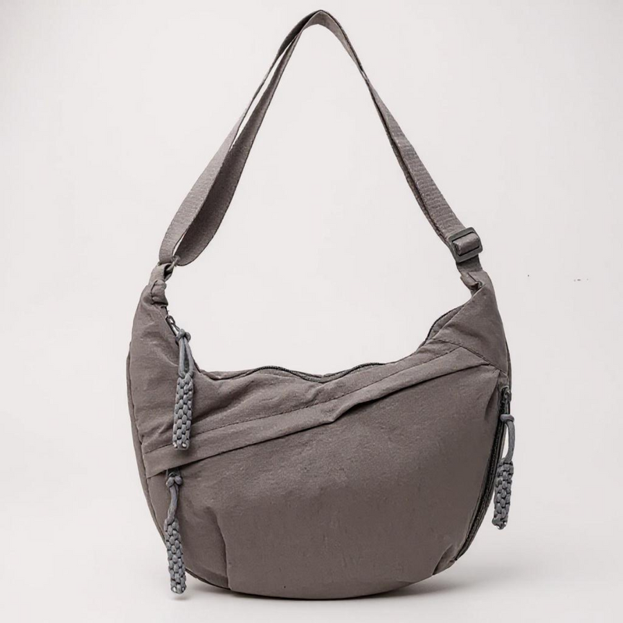 PERLA | BORSA A SPALLA GRIGIA