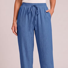 Alessia Blu Denim top crop