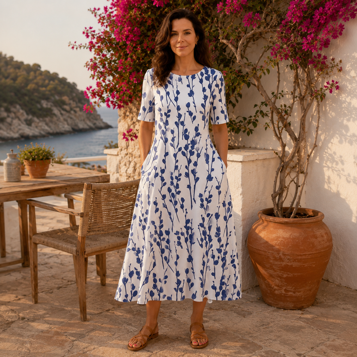 Liguria · Vestido Floral Midi