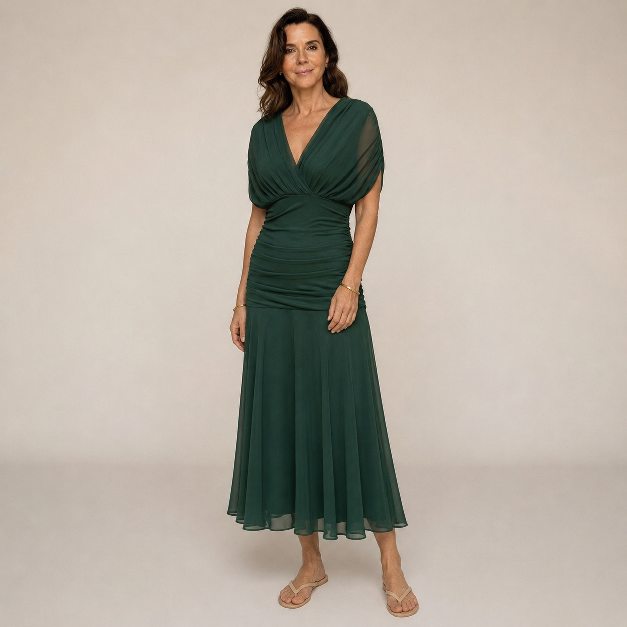 Salerno · Vestido Drapeado