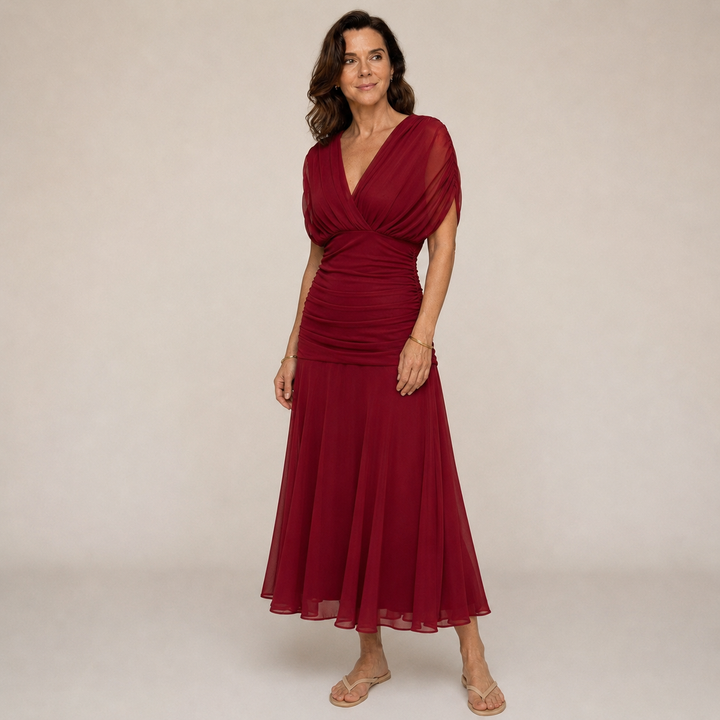 Salerno · Vestido Drapeado