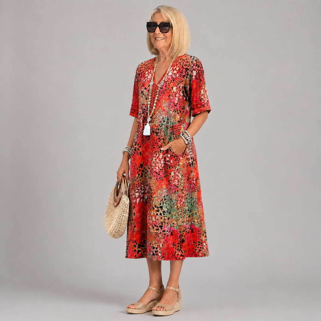 Lipari · Vestido Vaporoso Estampado