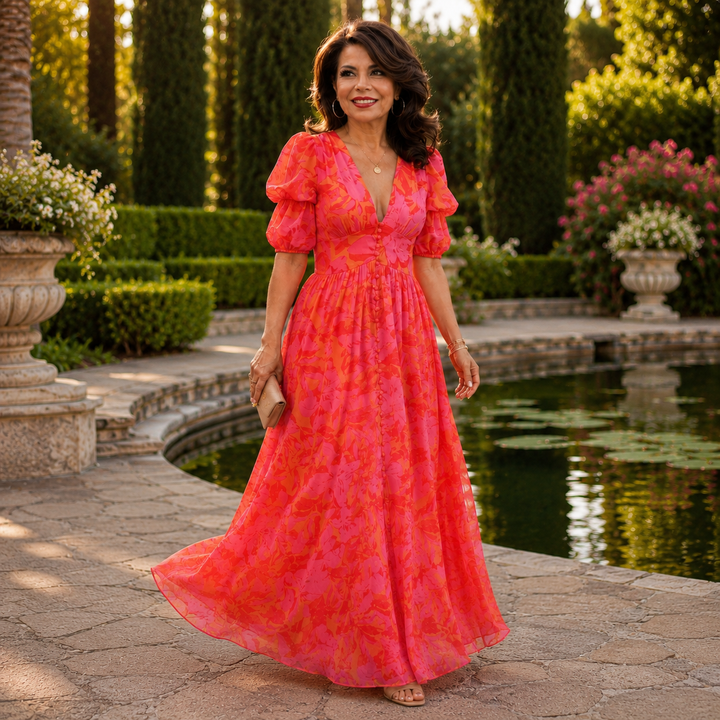 Cefalù · Vestido Maxi Floral