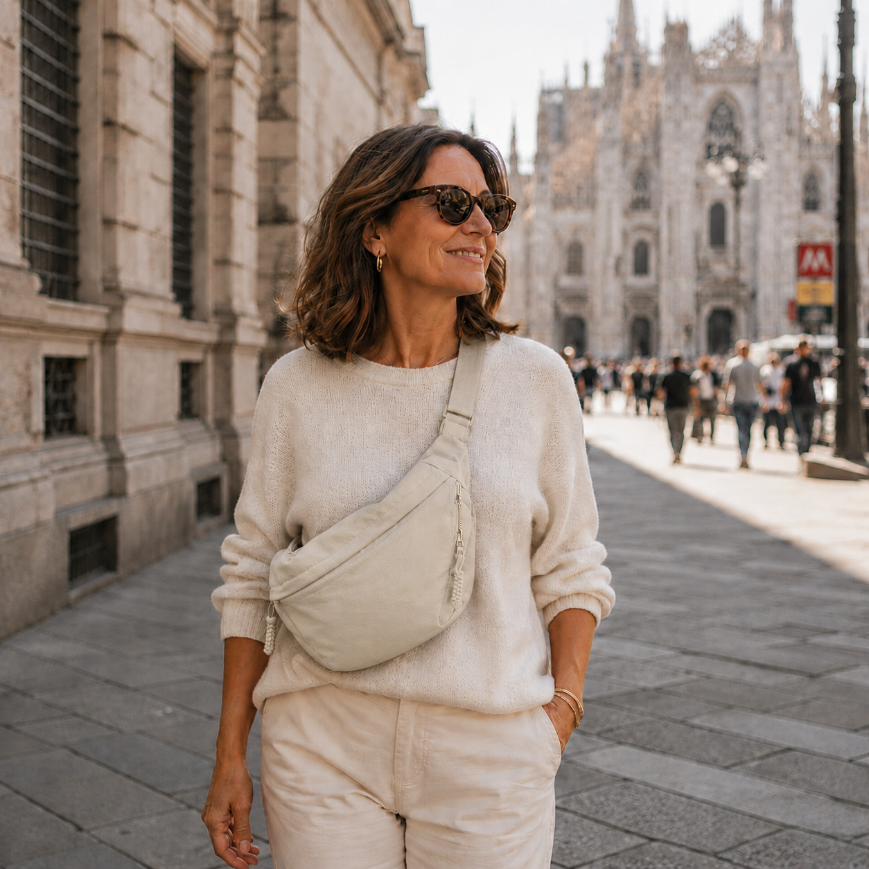 ALBA | BORSA A SPALLA BEIGE