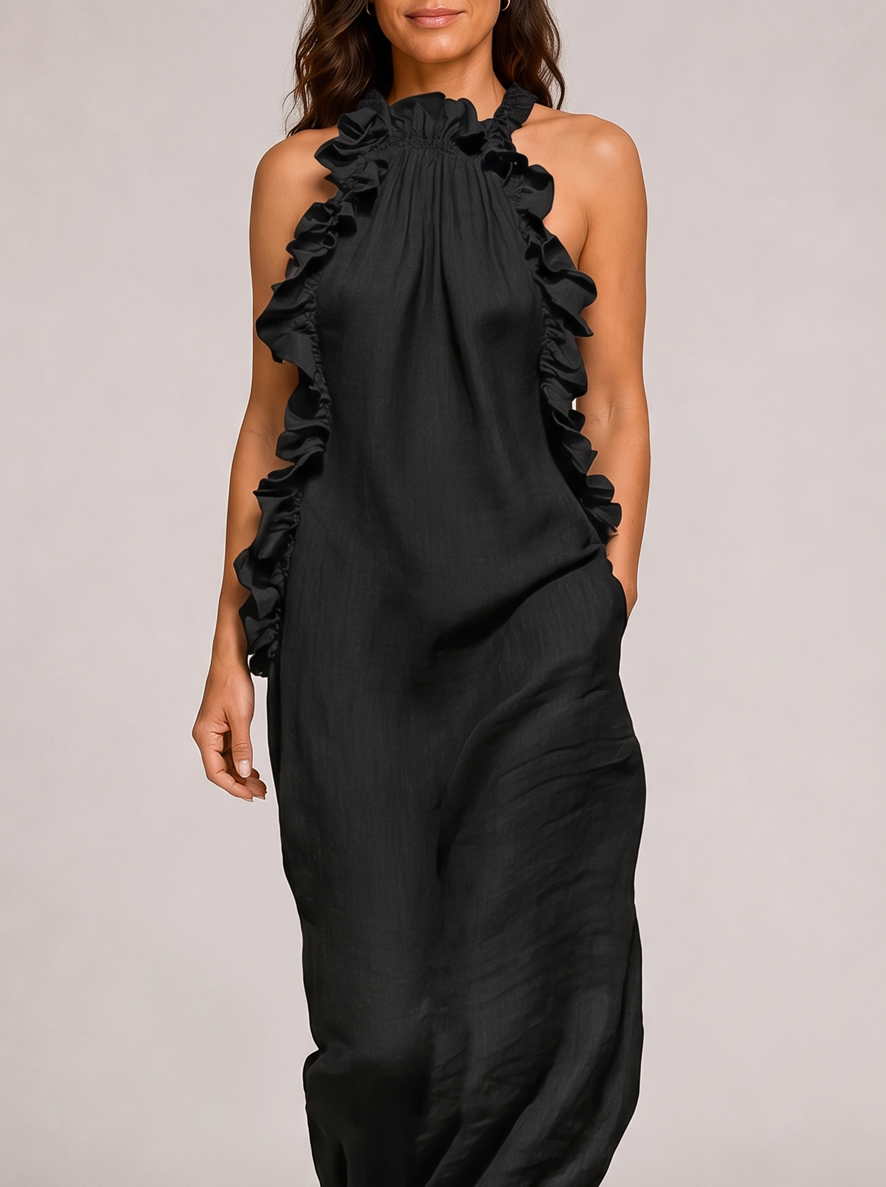 Bianca Nero top crop