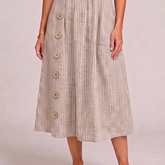 Clara Beige bottom crop