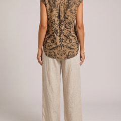 Camilla | Completo Naturale - vista posteriore senza cardigan
