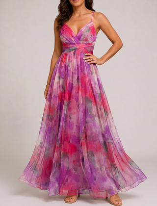 Giselle | Abito Floreale - Rosa