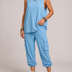 Daria Completo Cargo Urbano Azzurro chiaro