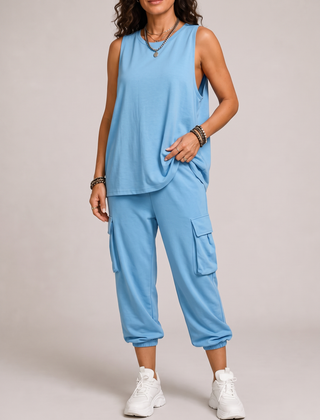 Daria Completo Cargo Urbano Azzurro chiaro