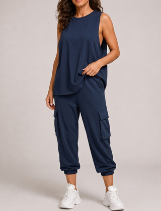 Daria Completo Cargo Urbano Blu navy