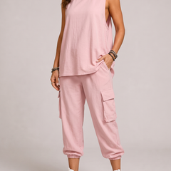 Daria Completo Cargo Urbano Rosa