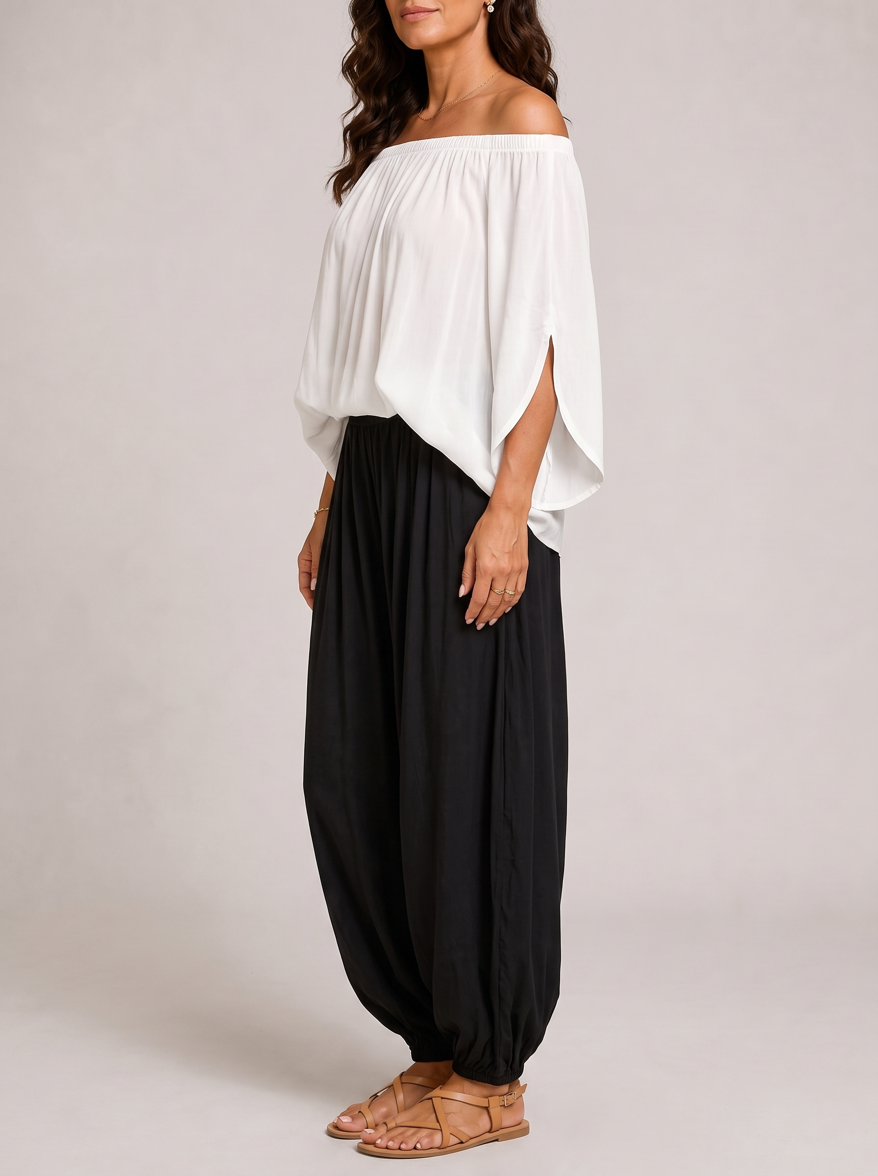 Luna Completo Bohemien Lanterna Bianco lato