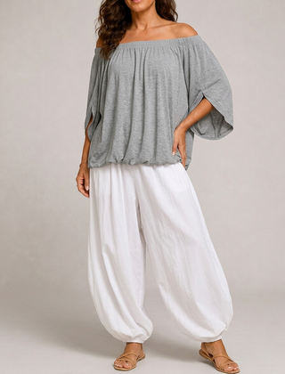 Luna Completo Bohemien Lanterna Grigio fronte