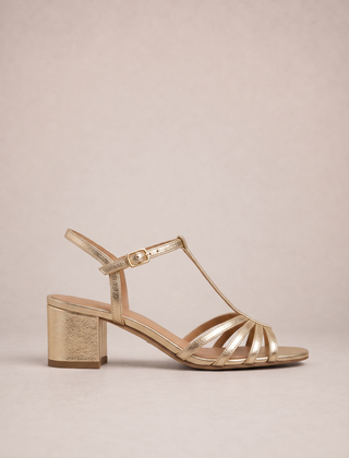 Allegra Sandali Dorati Eleganti - singolo