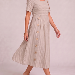 Clara Beige walking