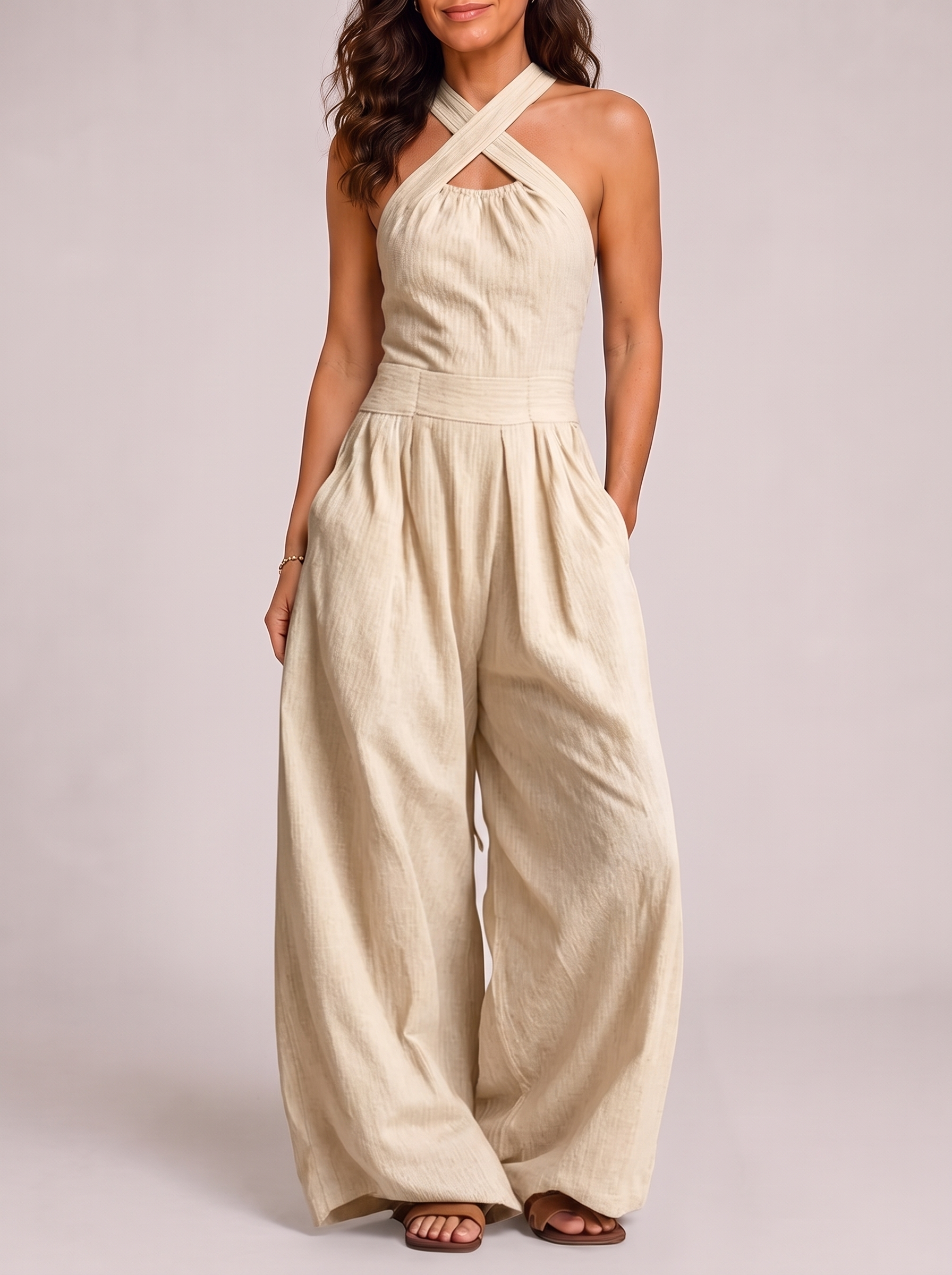 Eleonora Beige front