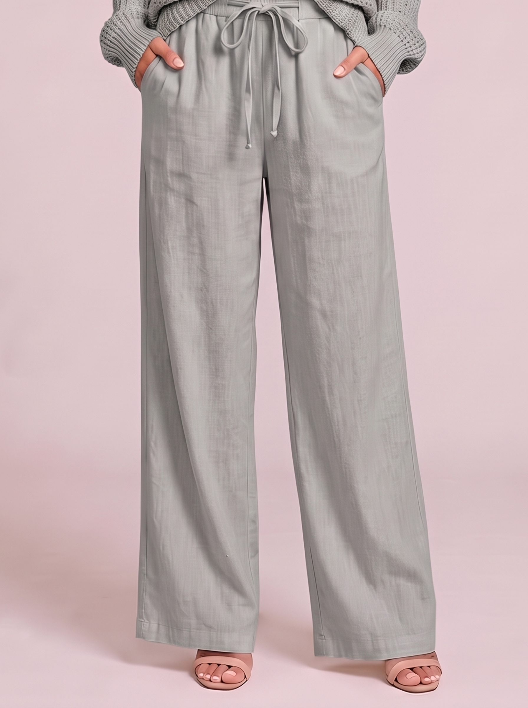 Monica Grigio crop bottom