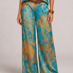 Ornella Turchese crop bottom